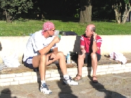 P&eacute;lerinage des p&egrave;res 2003 - Gr&eacute;goire et Jean-Luc