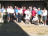 P&eacute;lerinage des p&egrave;res 2003 - Pri&egrave;re du matin